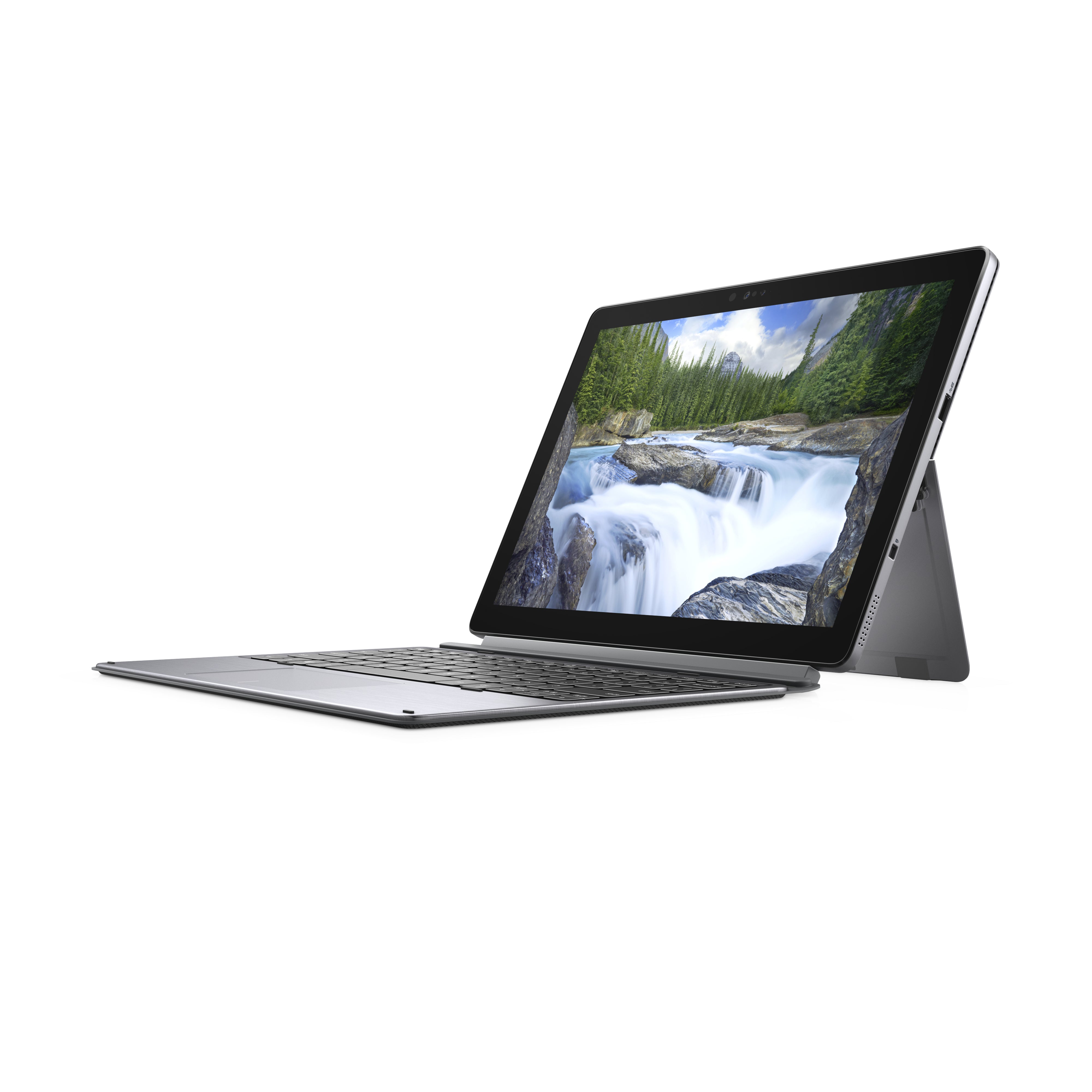 Notebook DELL Latitude 7200 2-in-1 con supporto inclinabile e display touch, pensato per un uso professionale dinamico. Notebook DELL Latitude 7200 2-in-1 con supporto inclinabile e display touch, pensato per un uso professionale dinamico.